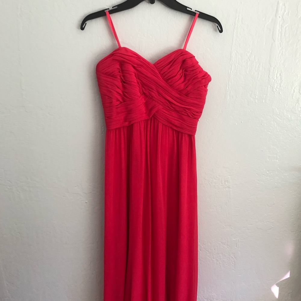 Ralph Lauren Fuchsia Floor-Length Gown